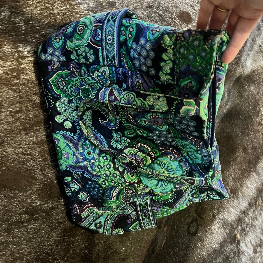 Vera Bradley Blue and Green Floral Bag